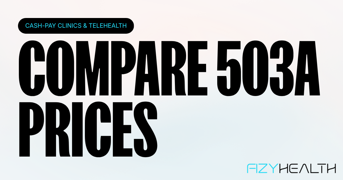Fizy Health blog on how clinics compare prescription prices across 503A pharmacy partners with a B2B landed-cost workflow.
