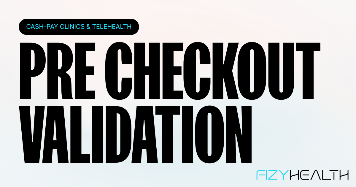 Fizy Health blog on pre-checkout cart validation that cuts 503A pharmacy chase cycles for clinic coordinators.